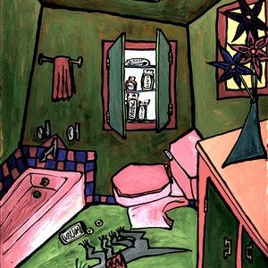 Signed broken heart 💔original art divorce gift